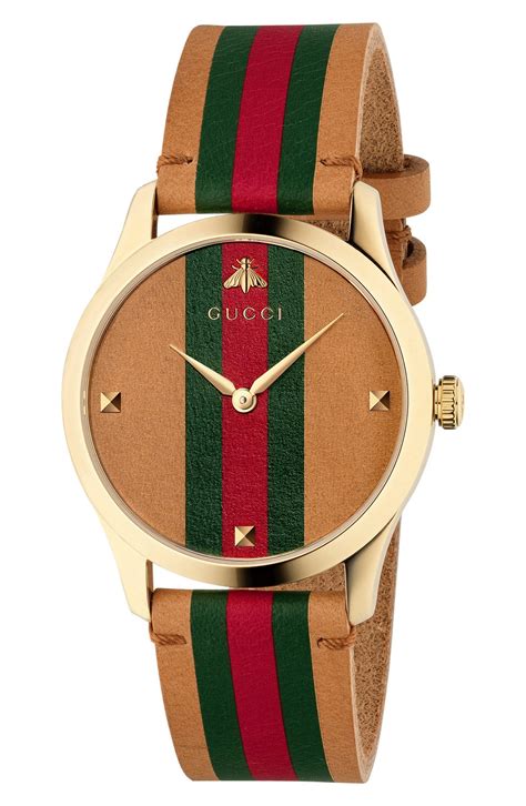 gucci senza dente|gucci timeless leather strap.